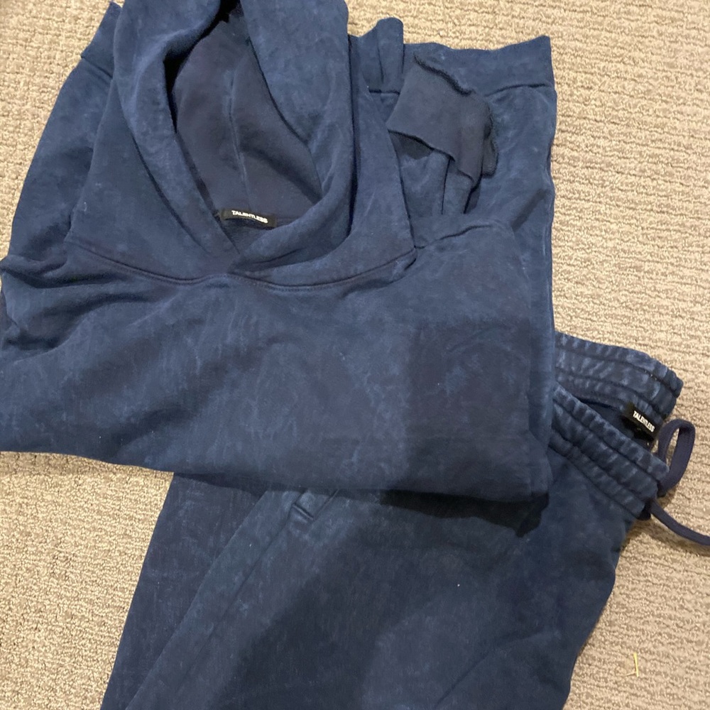 Talentless hoodie and sweatpants - denim wash